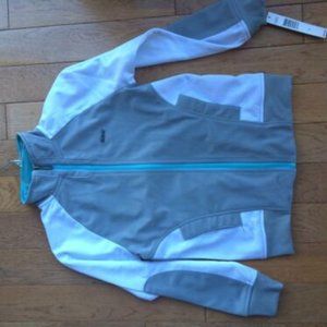 NWT DNKY Womens Track Jacket Vapor Blue